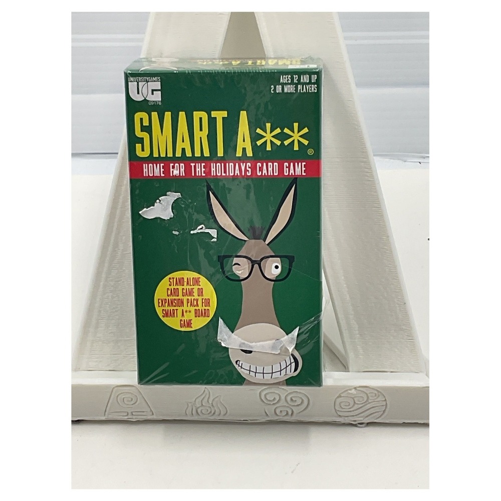 University Games Smart A** Card Game Holiday Edition